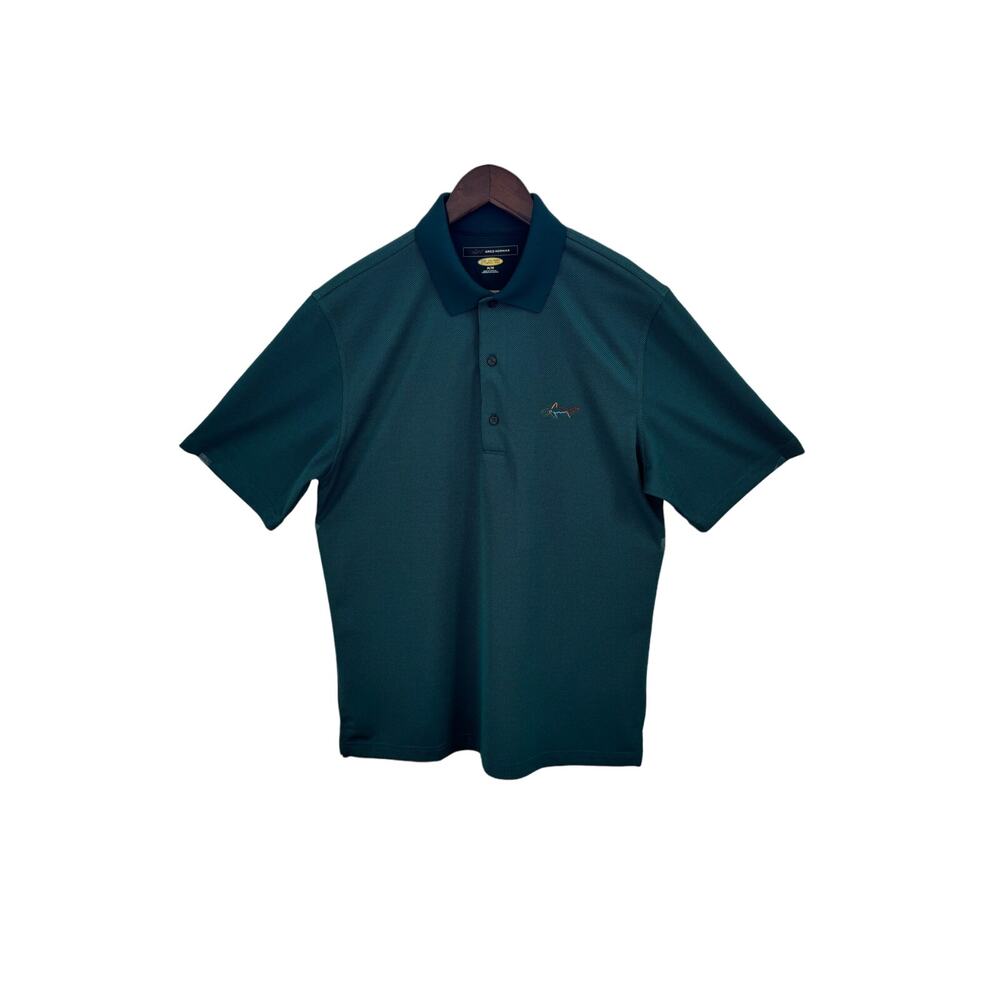 Greg Norman Play Dry Green Polo Shirt Size M